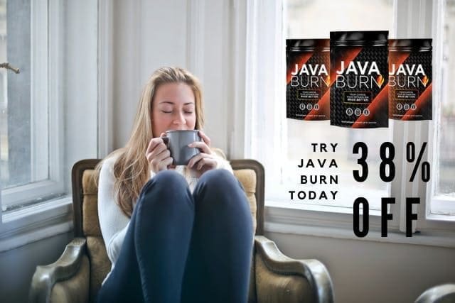 woman drinking java burn coffee in your morning ritual